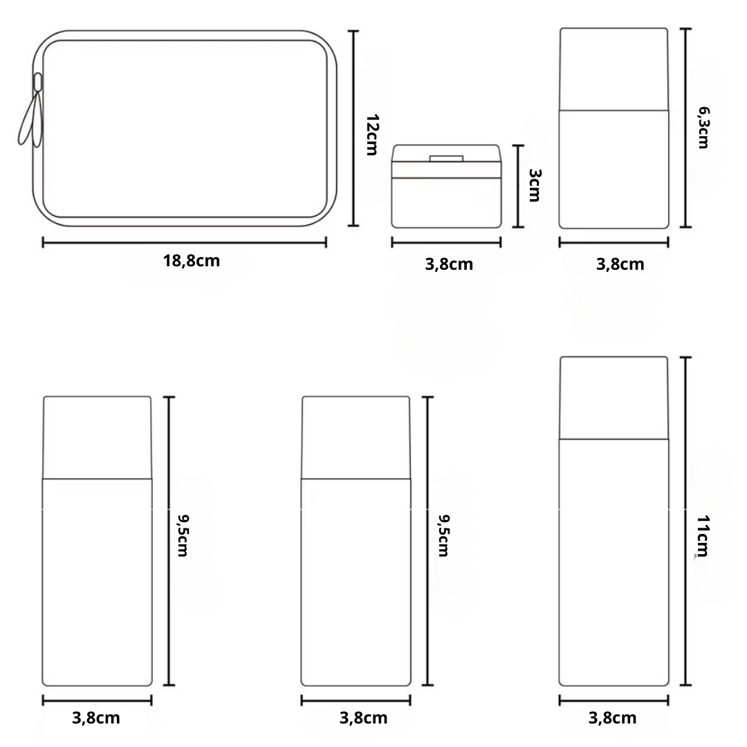 EasyGo + brinde: case transparente com zíper!