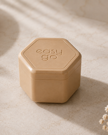 EasyGo: o kit de potes magnéticos mais prático para sua rotina de autocuidado!