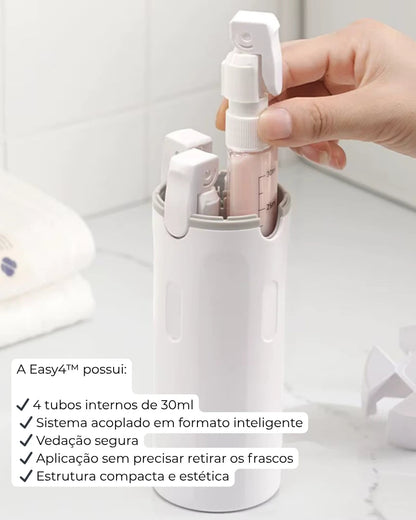 Easy4: shampoo, condicionador, hidratante e sabonete em uma só garrafa!