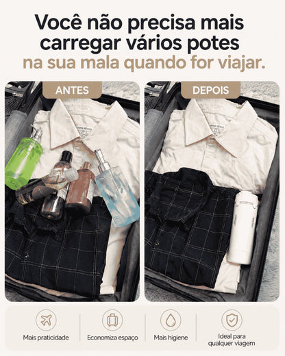 Easy4: shampoo, condicionador, hidratante e sabonete em uma só garrafa!