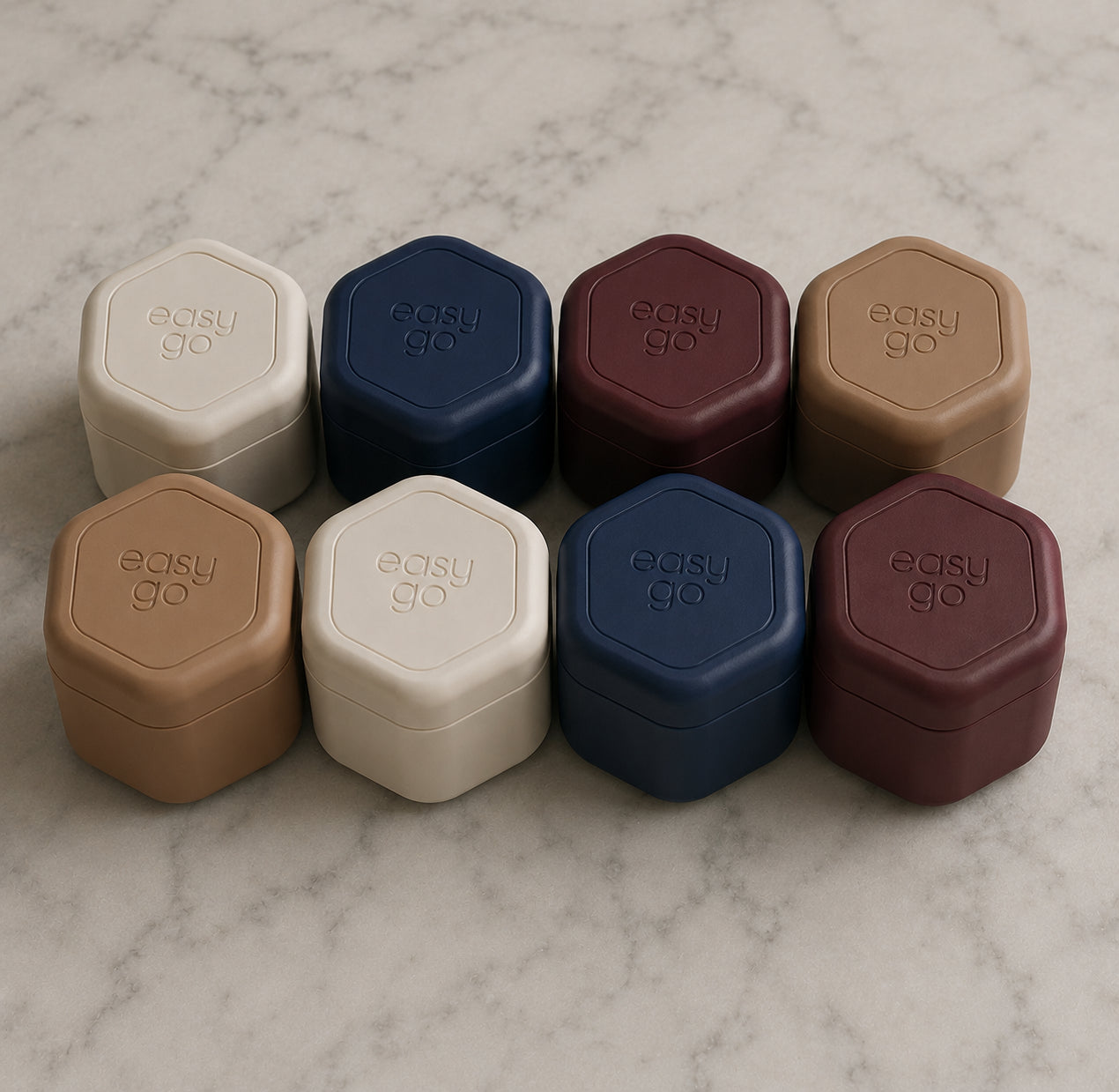 EasyGo: o kit de potes magnéticos mais prático para sua rotina de autocuidado!