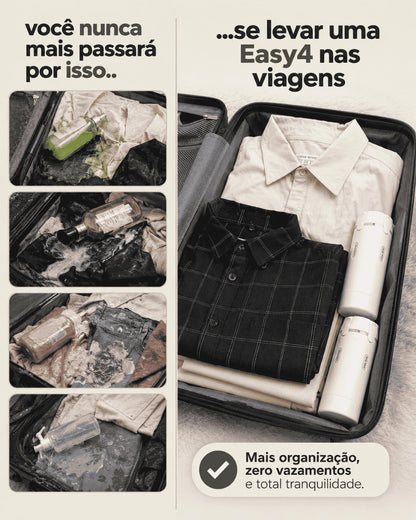 Easy4: shampoo, condicionador, hidratante e sabonete em uma só garrafa!